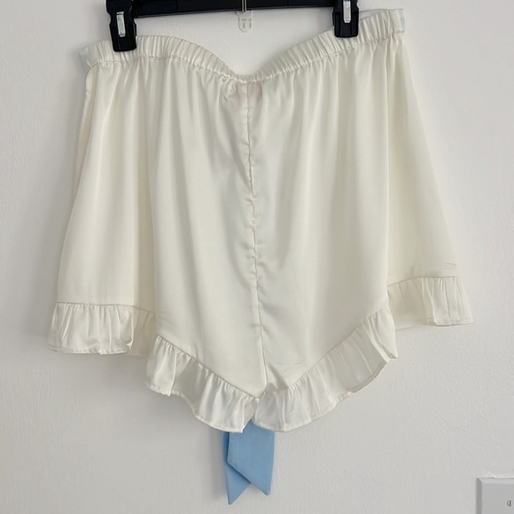 Beach Riot Aurora & Luna Pj Shorts White Blue - Picture 12 of 16